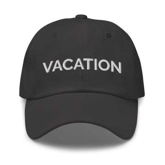 Vacation Hat - Dark Grey