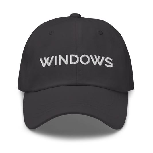 Windows Hat - Dark Grey