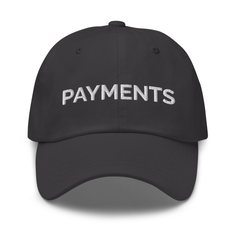 Payments Hat - Dark Grey