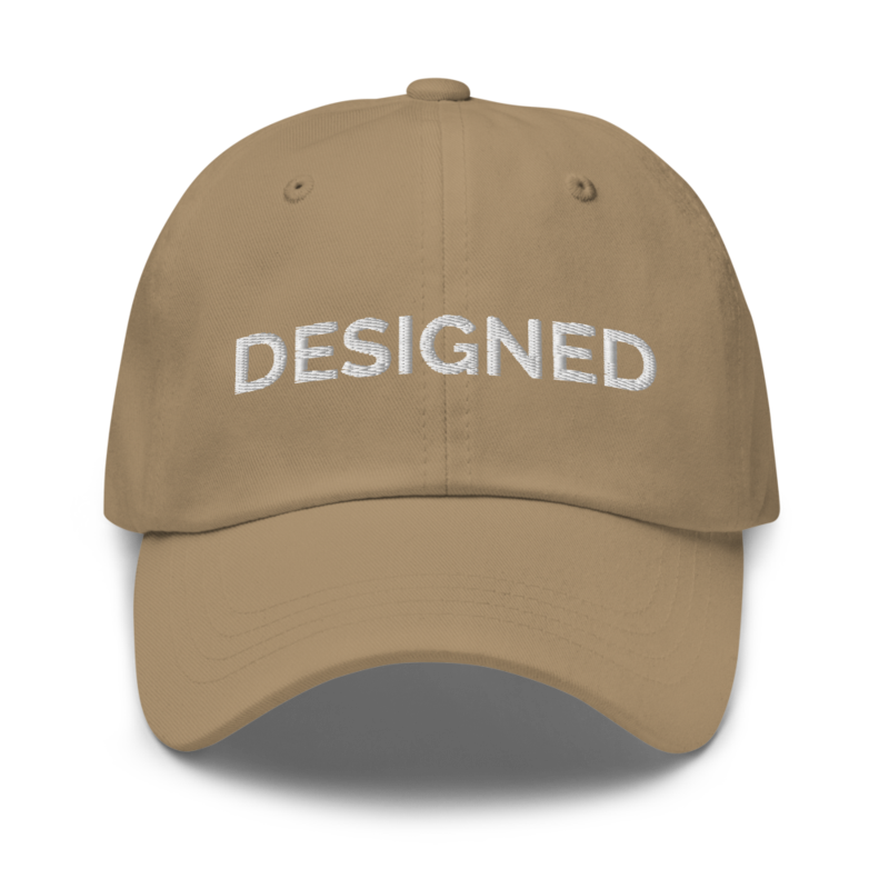 Designed Hat - Khaki