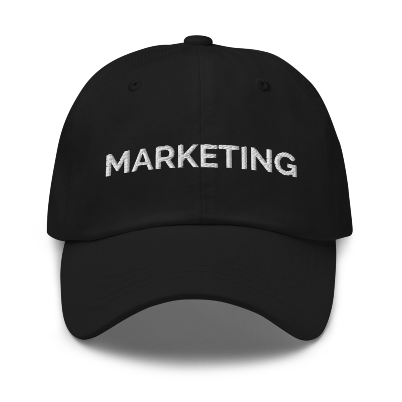 Marketing Hat - Black