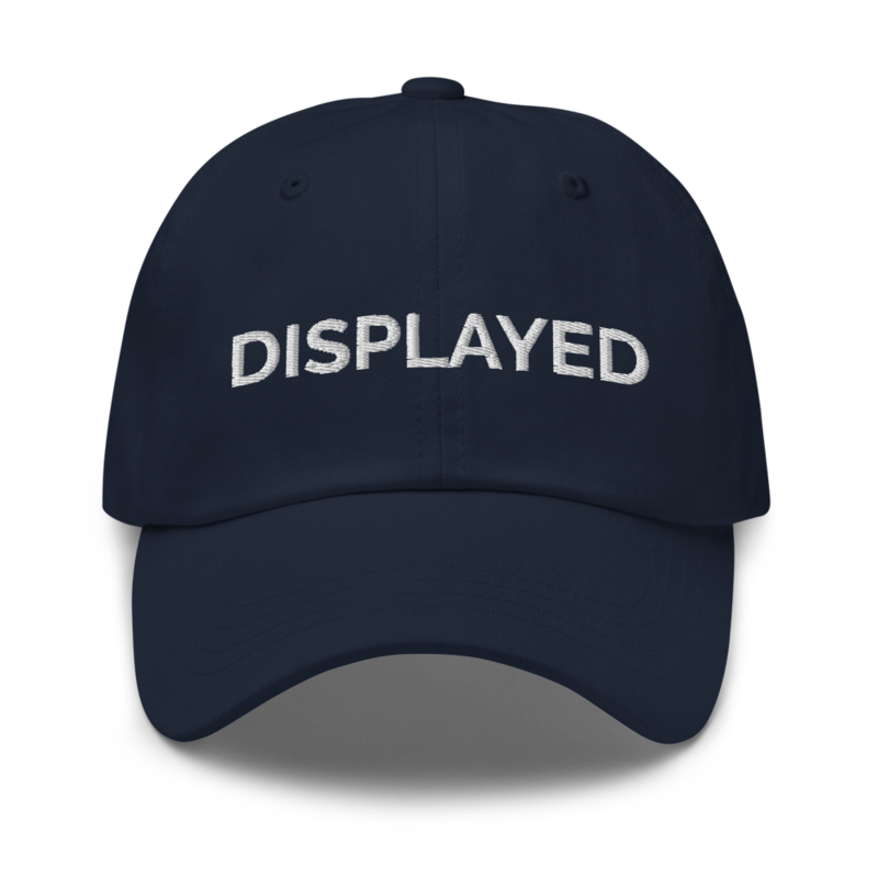 Displayed Hat - Navy