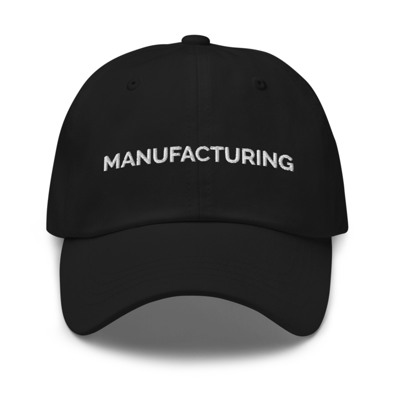 Manufacturing Hat - Black