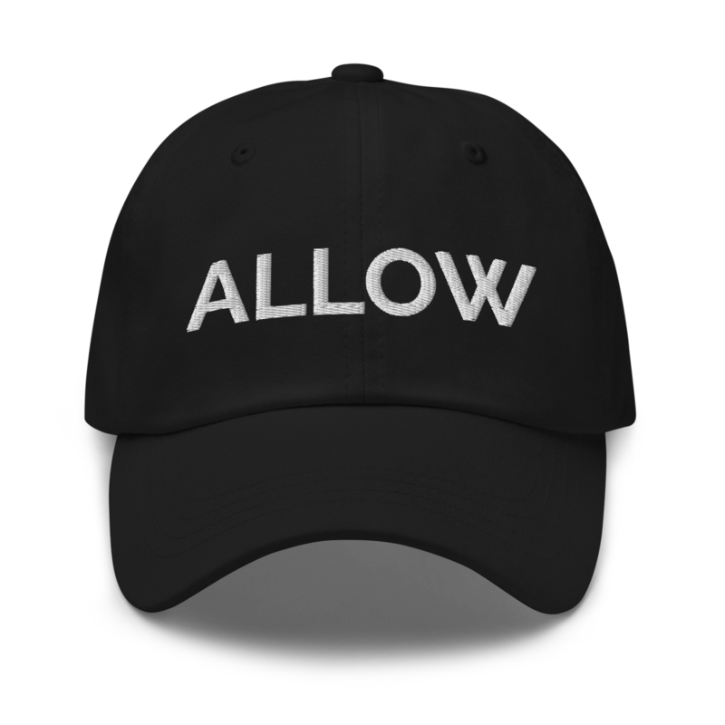 Allow Hat - Black