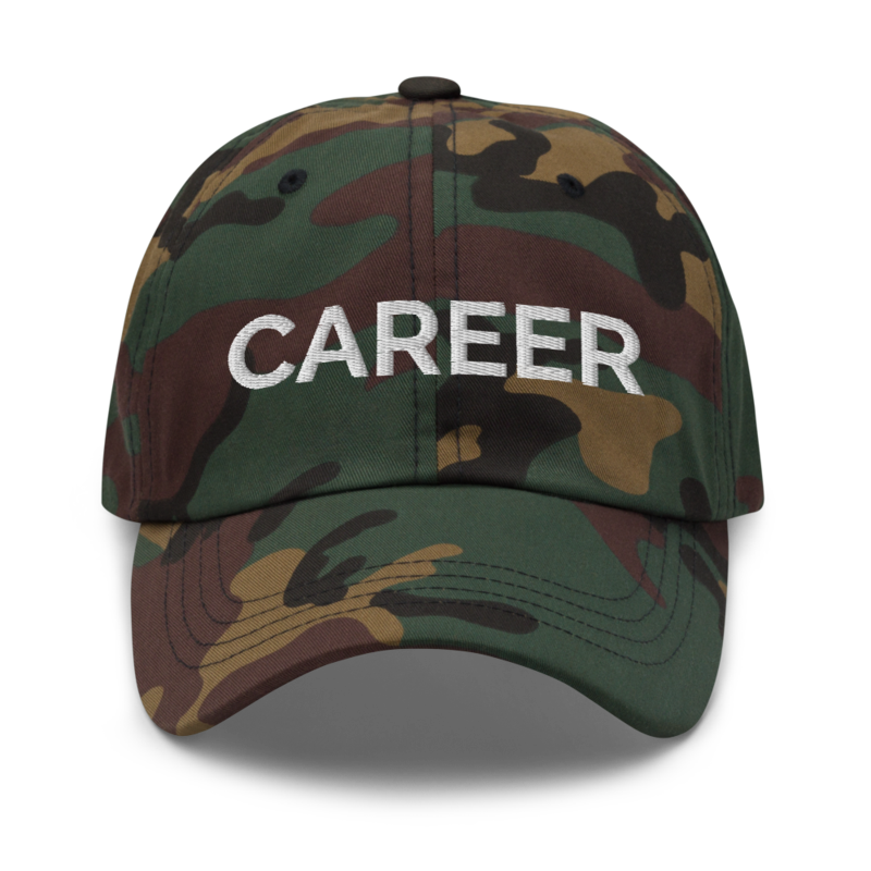 Career Hat - Green Camo