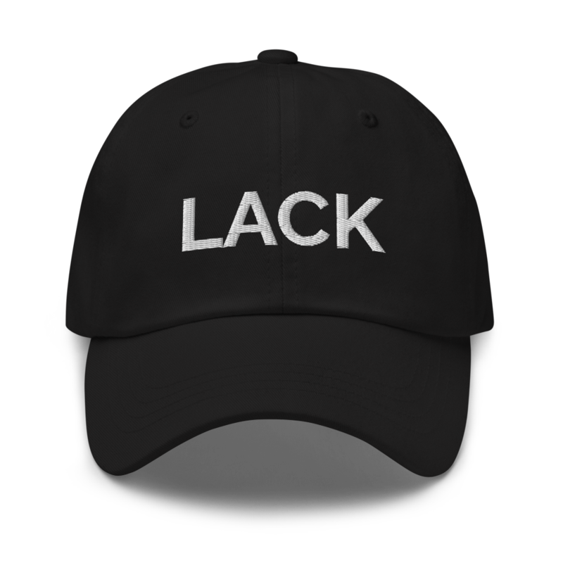 Lack Hat - Black