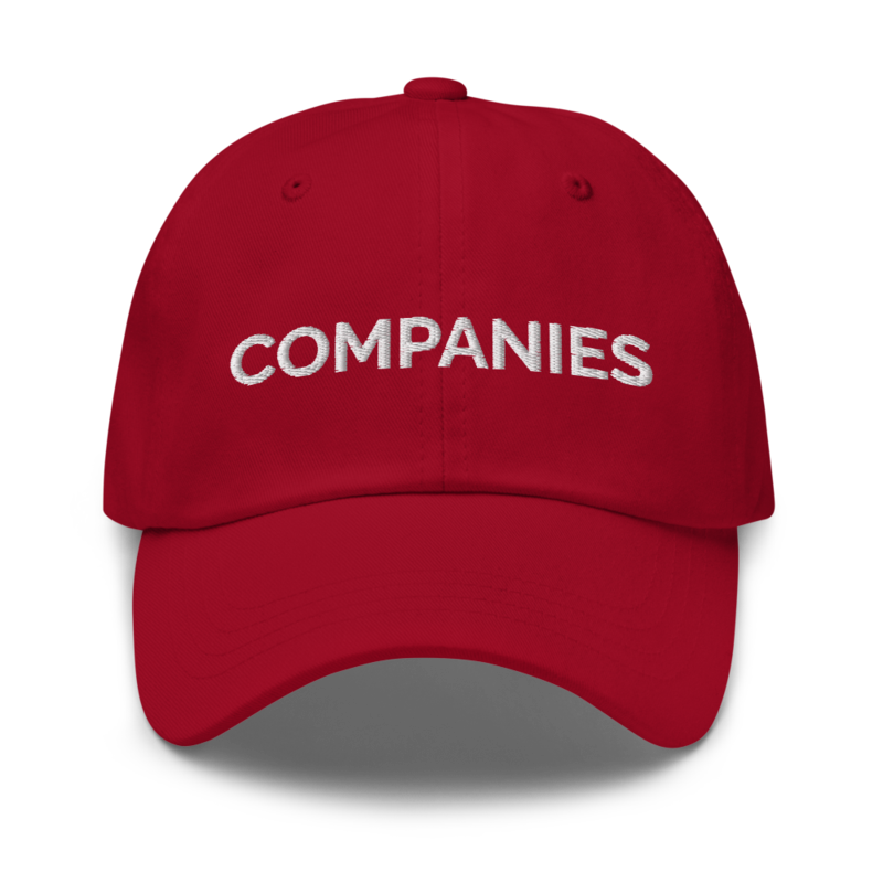 Companies Hat - Cranberry