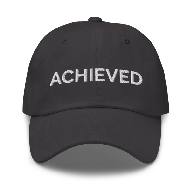 Achieved Hat - Dark Grey