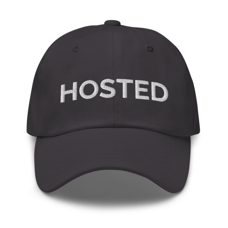 Hosted Hat - Dark Grey