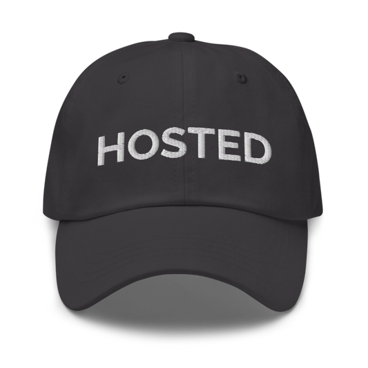 Hosted Hat - Dark Grey