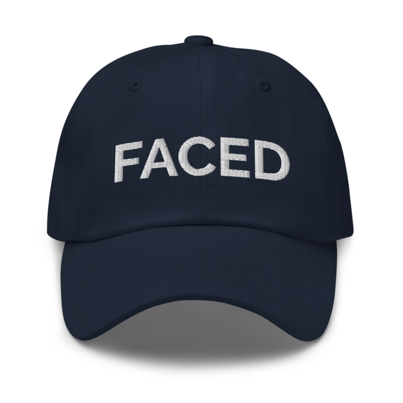 Faced Hat - Navy