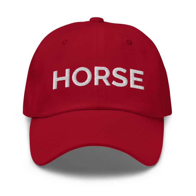 Horse Hat - Cranberry