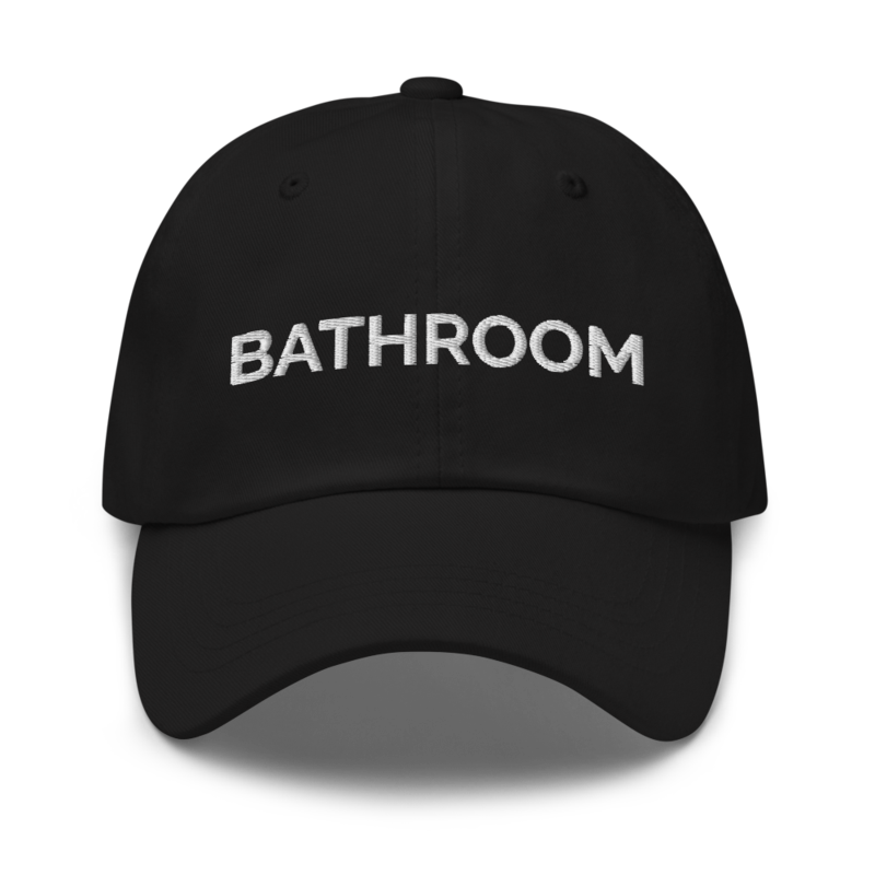 Bathroom Hat - Black