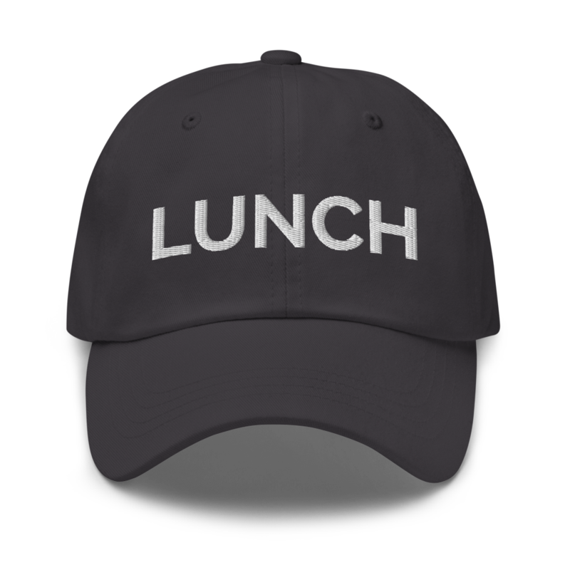 Lunch Hat - Dark Grey