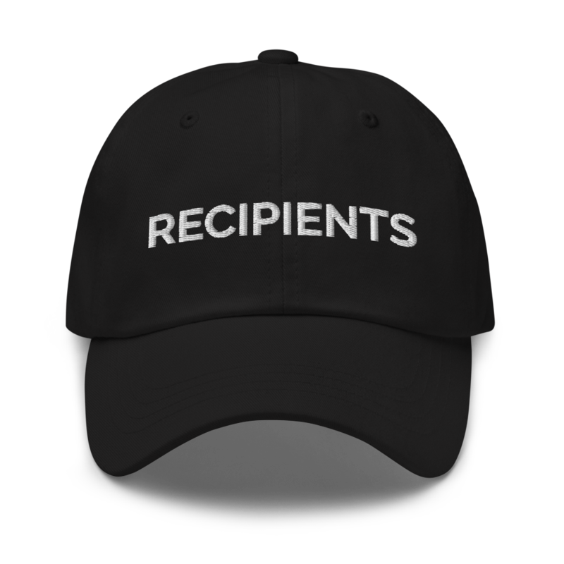 Recipients Hat - Black
