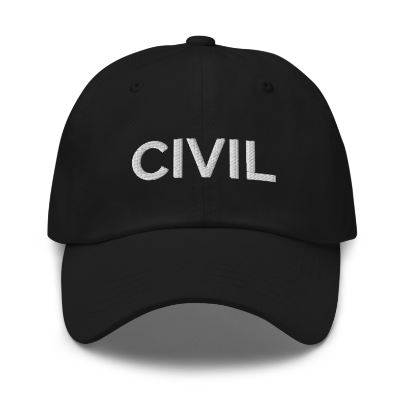 Civil Hat - Black