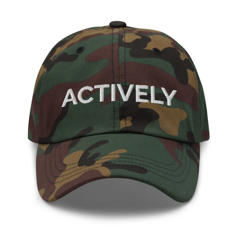 Actively Hat - Green Camo