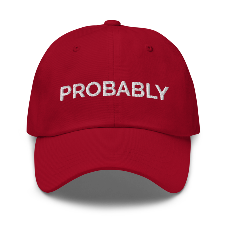 Probably Hat - Cranberry