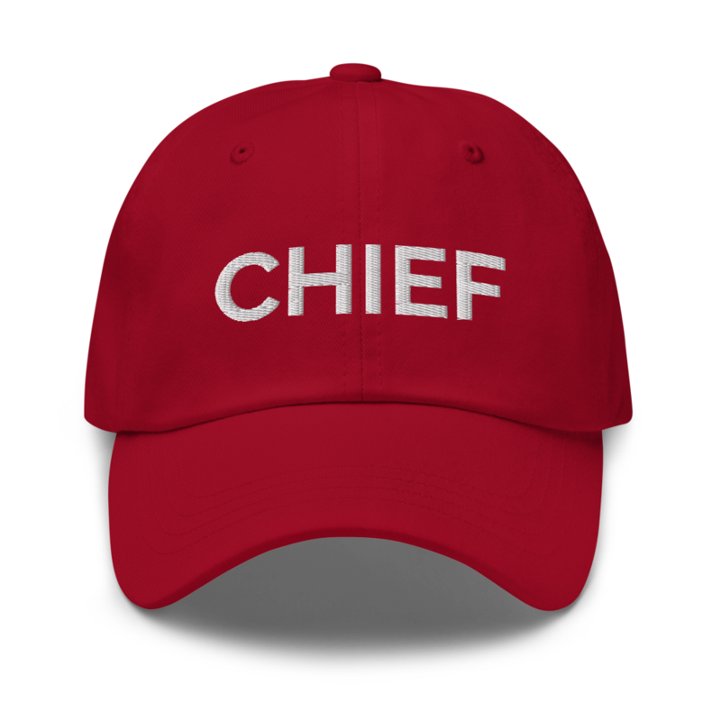 Chief Hat - Cranberry