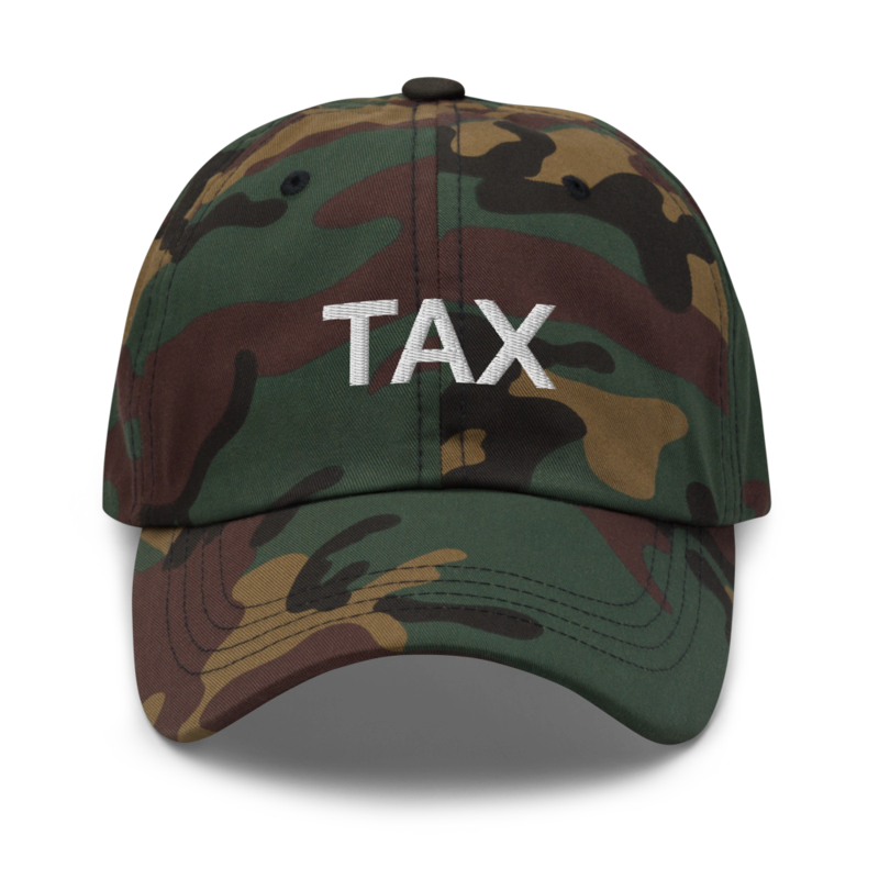 Tax Hat - Green Camo