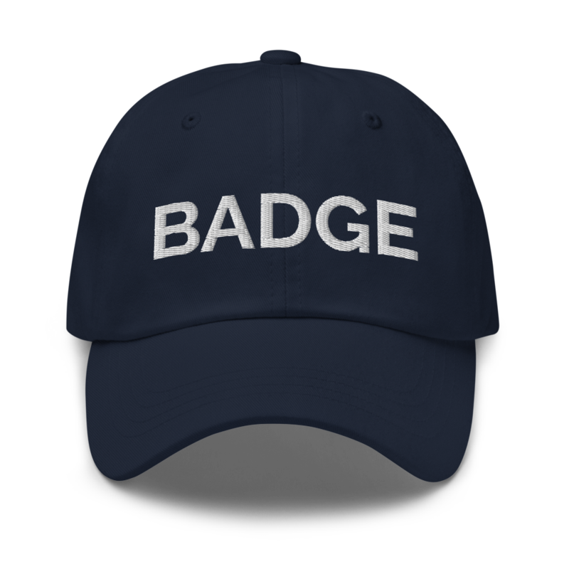Badge Hat - Navy