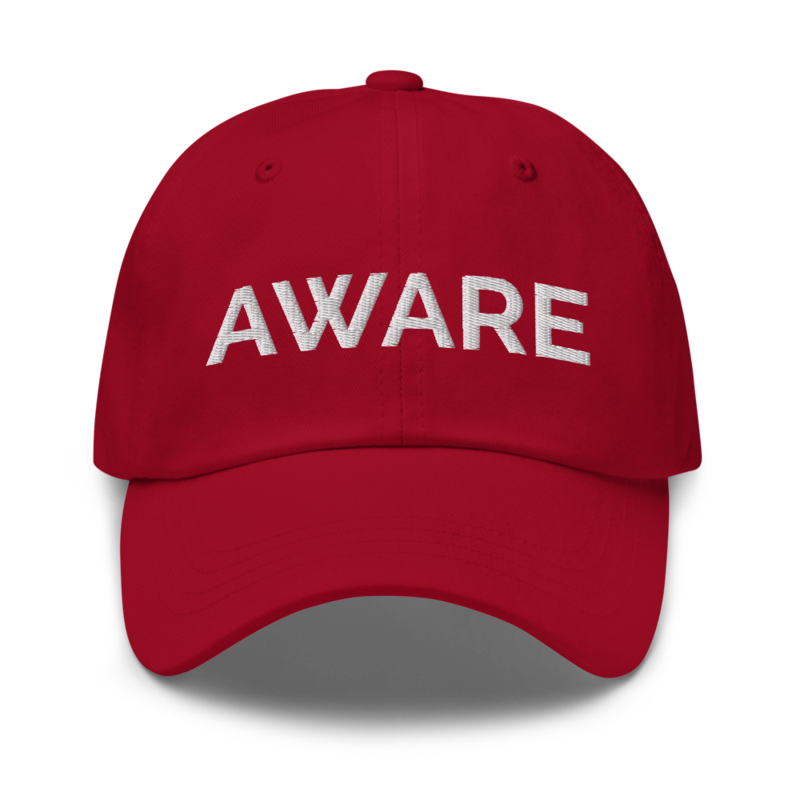Aware Hat - Cranberry
