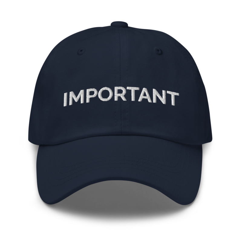 Important Hat - Navy