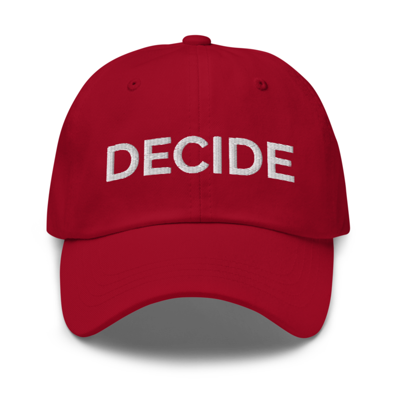 Decide Hat - Cranberry