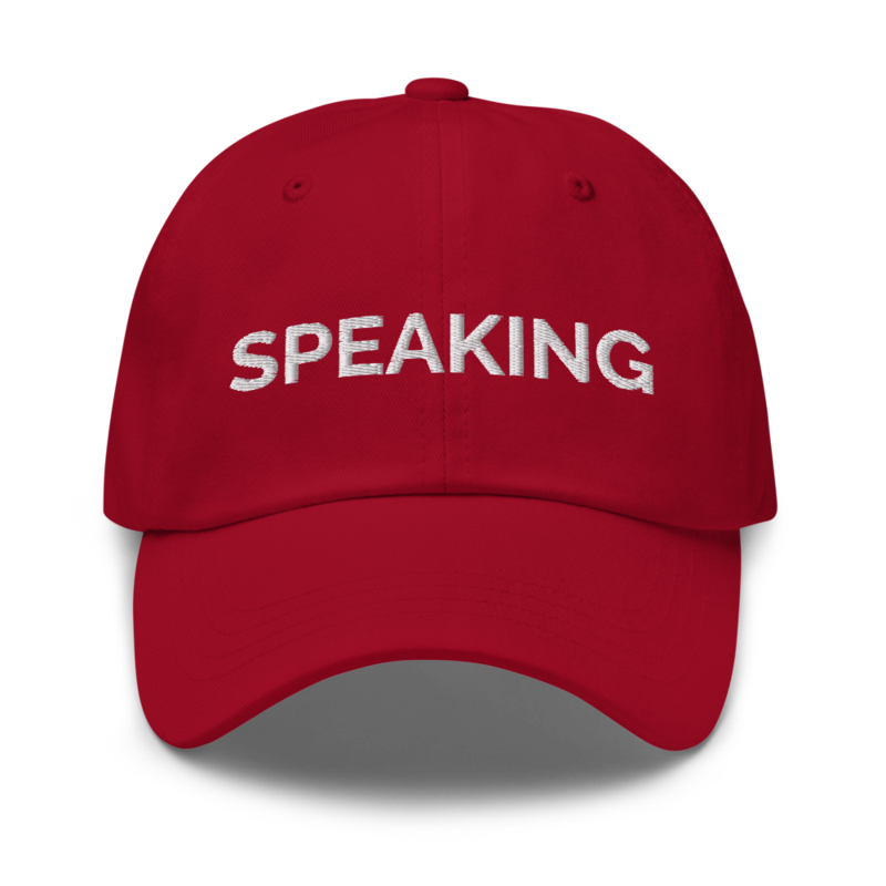 Speaking Hat - Cranberry