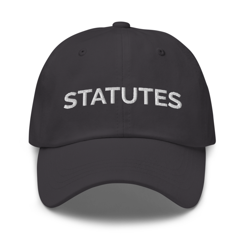 Statutes Hat - Dark Grey