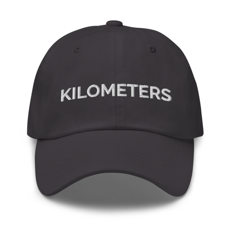 Kilometers Hat - Dark Grey