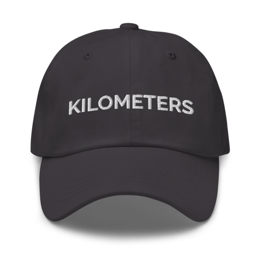 Kilometers Hat - Dark Grey