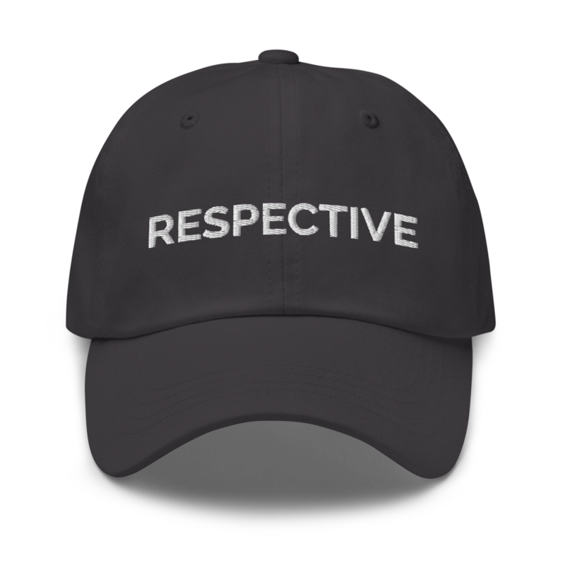 Respective Hat - Dark Grey