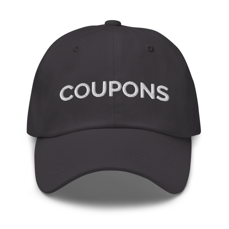 Coupons Hat - Dark Grey