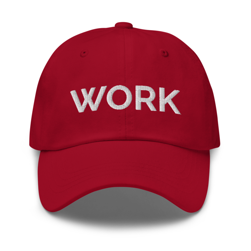 Work Hat - Cranberry