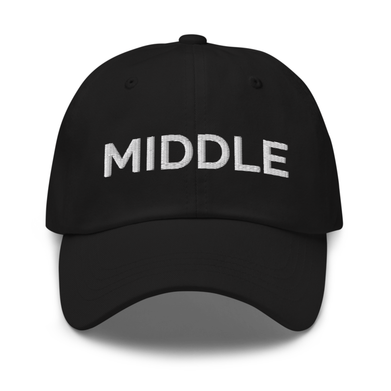 Middle Hat - Black