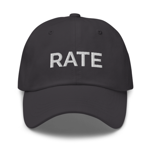 Rate Hat - Dark Grey