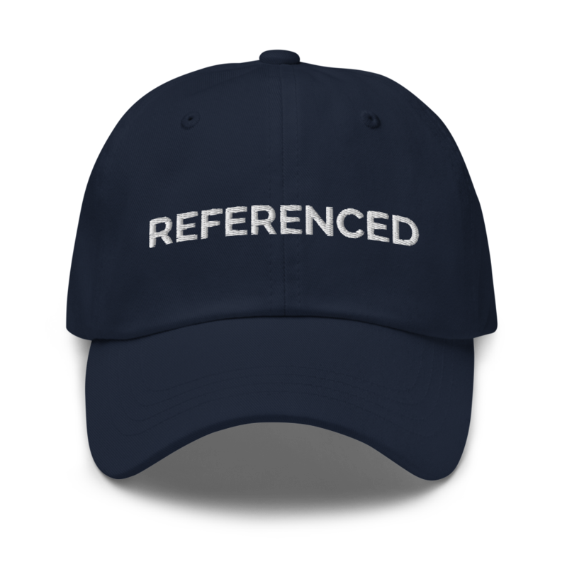 Referenced Hat - Navy