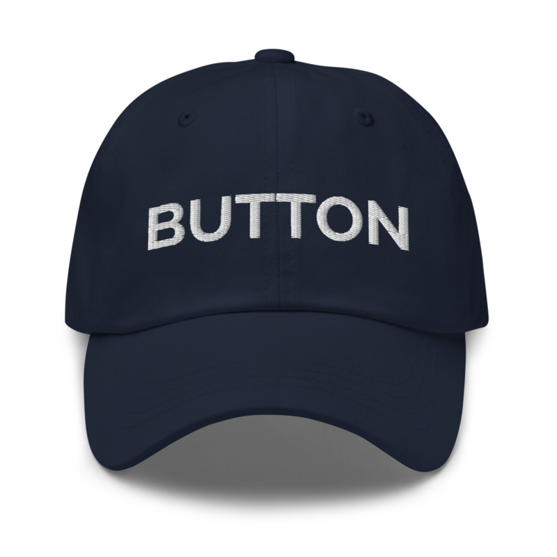 Button Hat - Navy