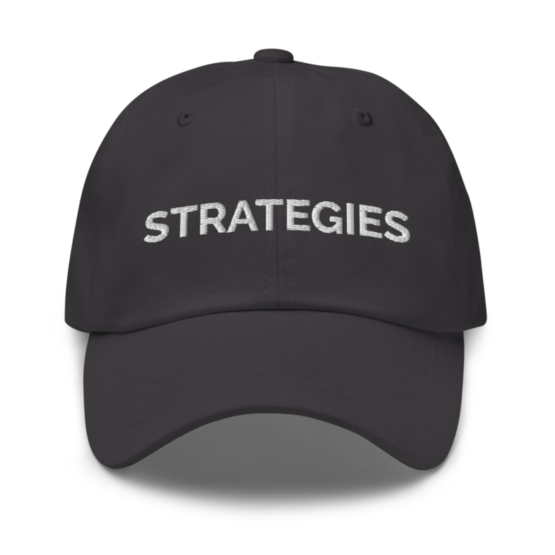 Strategies Hat - Dark Grey