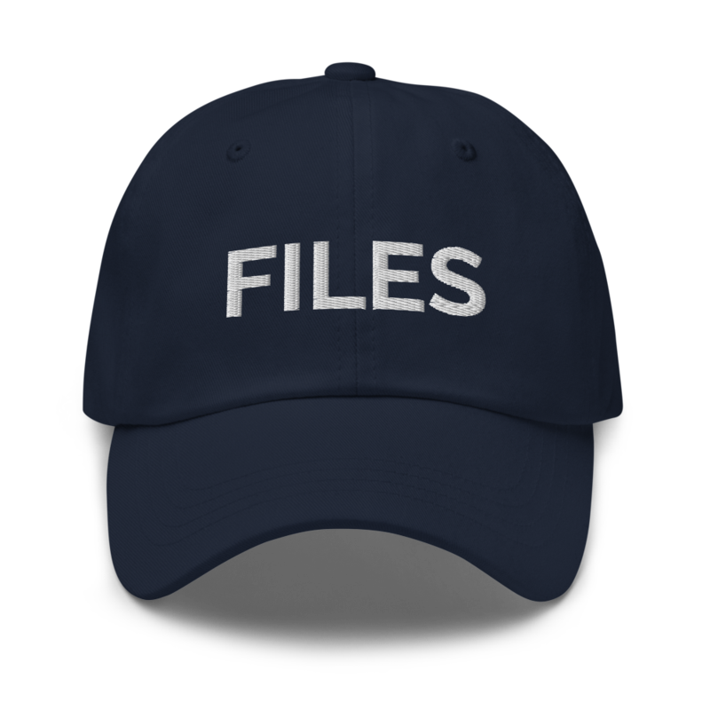 Files Hat - Navy