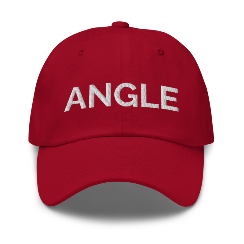 Angle Hat - Cranberry