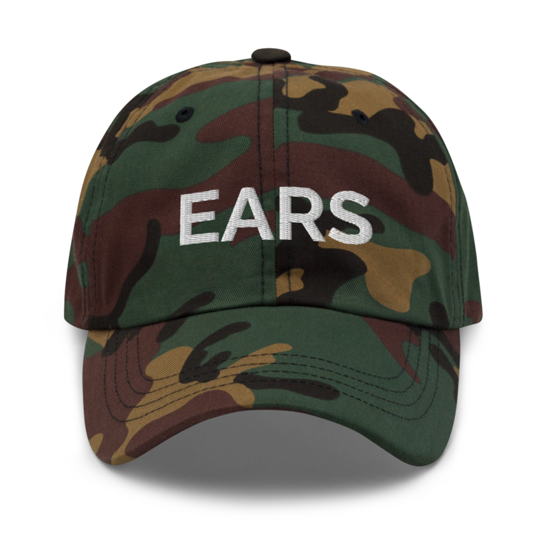 Ears Hat - Green Camo