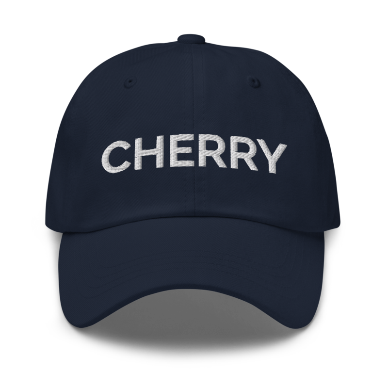 Cherry Hat - Navy