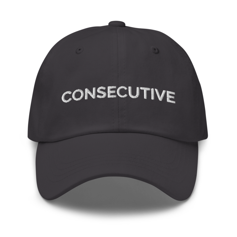 Consecutive Hat - Dark Grey