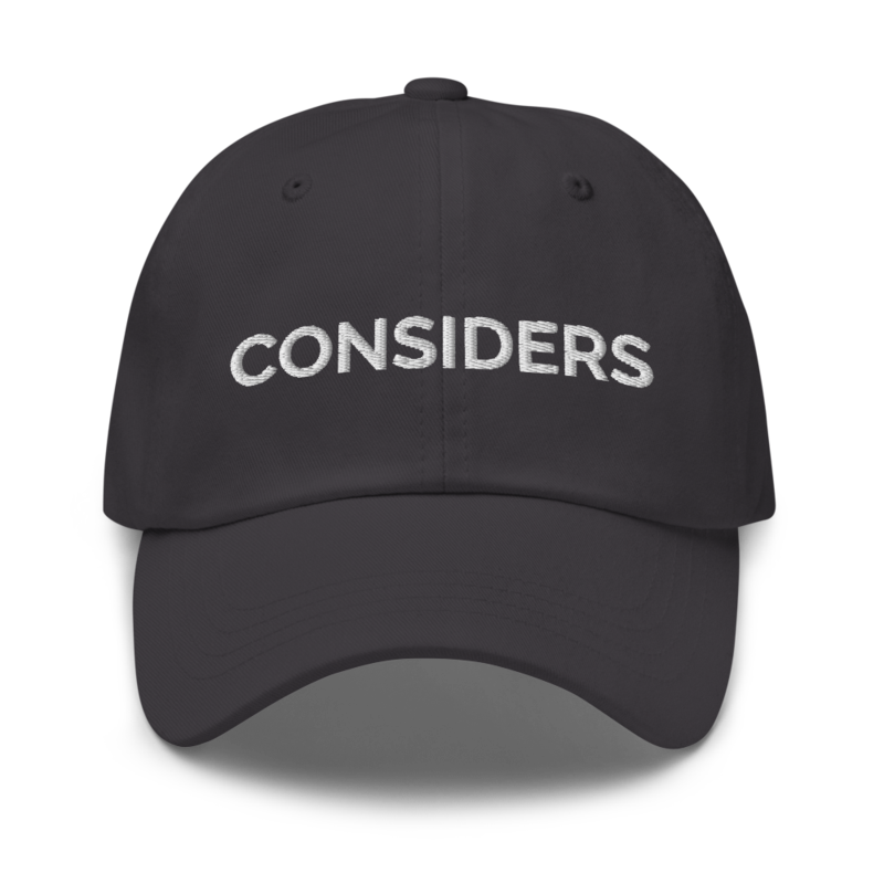 Considers Hat - Dark Grey