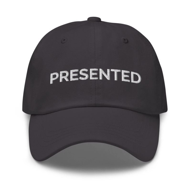 Presented Hat - Dark Grey