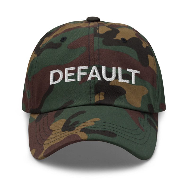 Default Hat - Green Camo