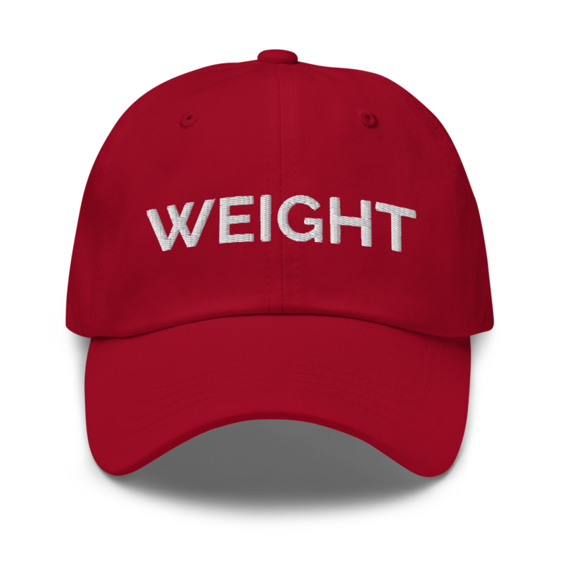 Weight Hat - Cranberry