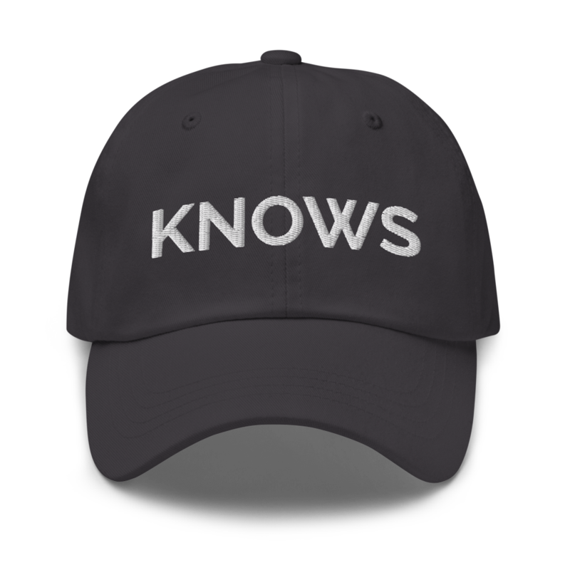 Knows Hat - Dark Grey